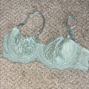 Victoria's Secret Lace Underwire Bra - Mint Green